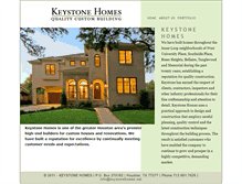 Tablet Screenshot of keystonehomes.net